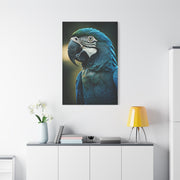 Regal Blue Macaw Portrait Wall Art & Canvas Prints