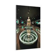 Cosmic Core Human Sculpture Wall Art & Canvas Print