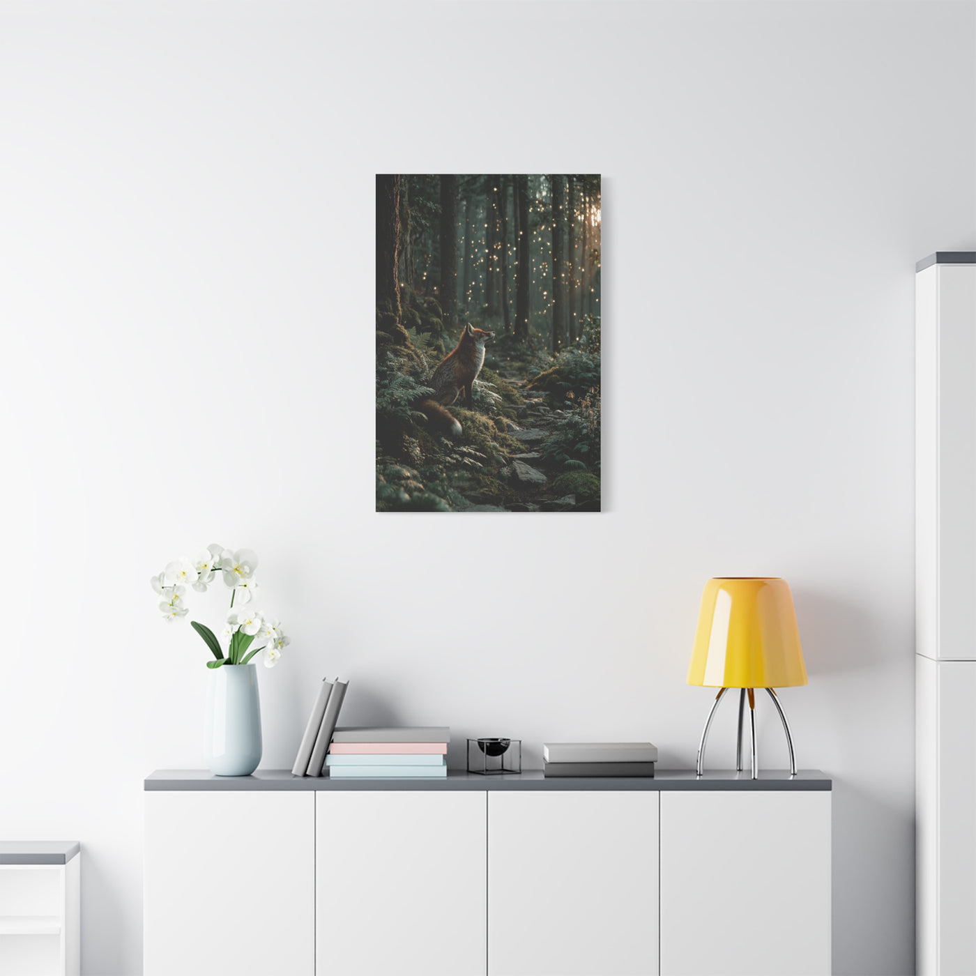 Enchanted Forest Fox Wall Art & Canvas Print