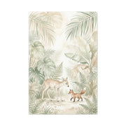 Soft Jungle Nursery Wildlife Tropical Wall Art & Canvas Print