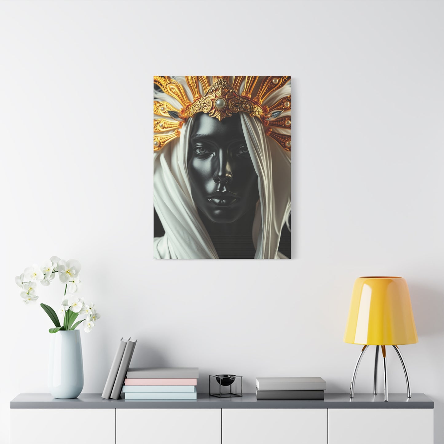 Supreme Collection Black White and Gold Art Wall Art & Canvas Print