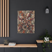 Industrial Drum Explosion Collage Wall Art & Canvas Print