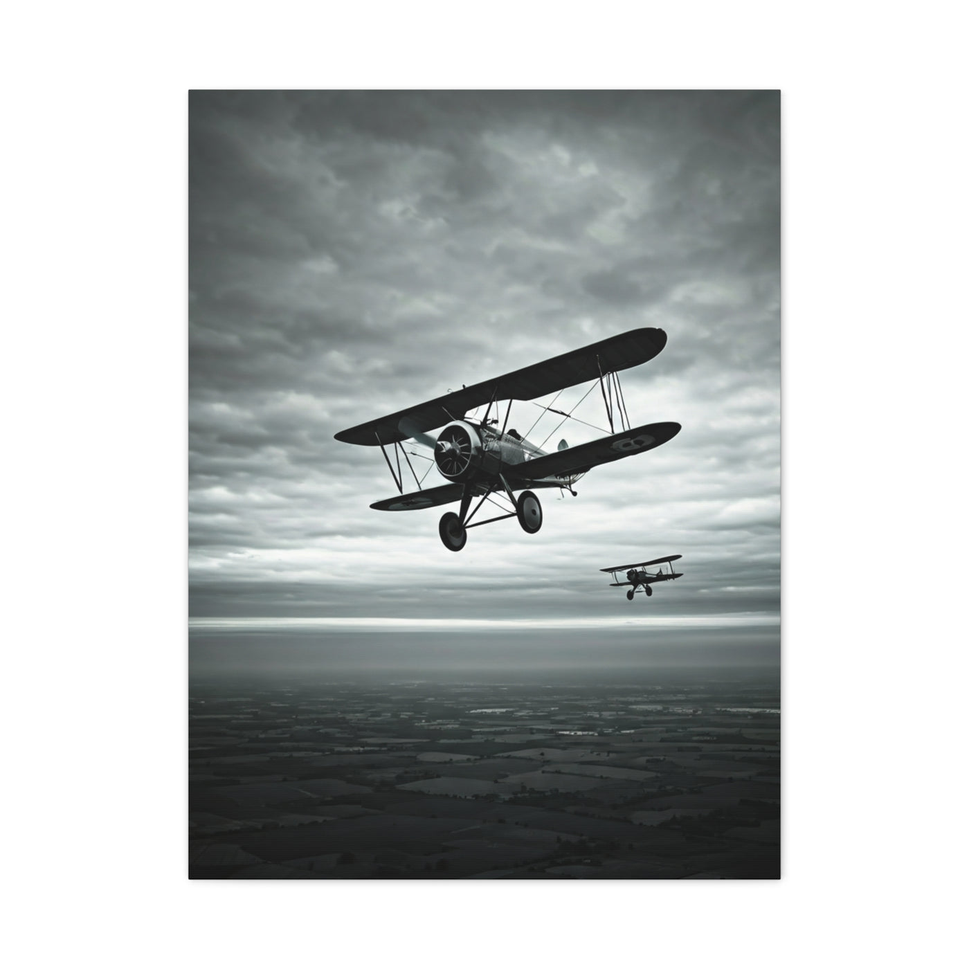 Vintage Squadron Over Open Seas Wall Art & Canvas Prints