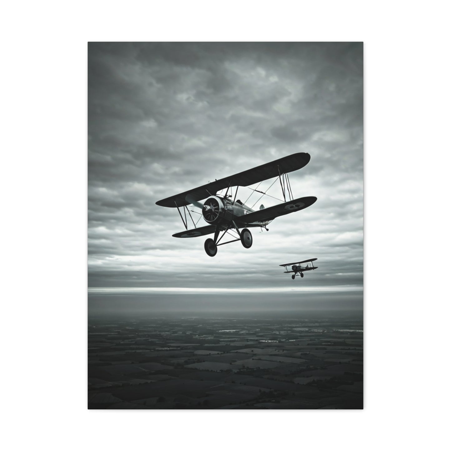 Vintage Squadron Over Open Seas Wall Art & Canvas Prints