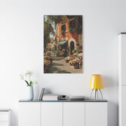 Italian Flower Market Street Wall Art & Canvas Print