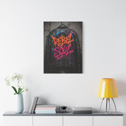 Rebel Soul Leather Graffiti Street Wall Art & Canvas Print