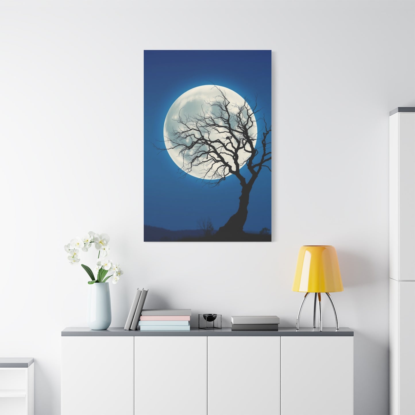 Vision Full Moon Art Art Wall Art & Canvas Print