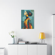 Geometric Fashion Portrait Elegance Wall Art & Canvas Print