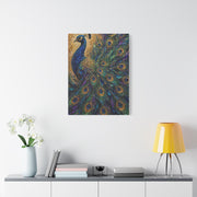 Impasto Jewel Peacock Expressionist Wall Art & Canvas Print