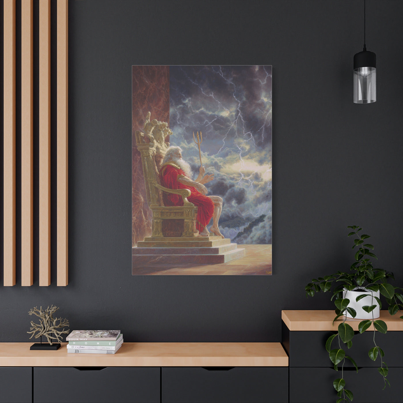 Zeus King of Olympus Classical Mythology Wall Art & Canvas Print