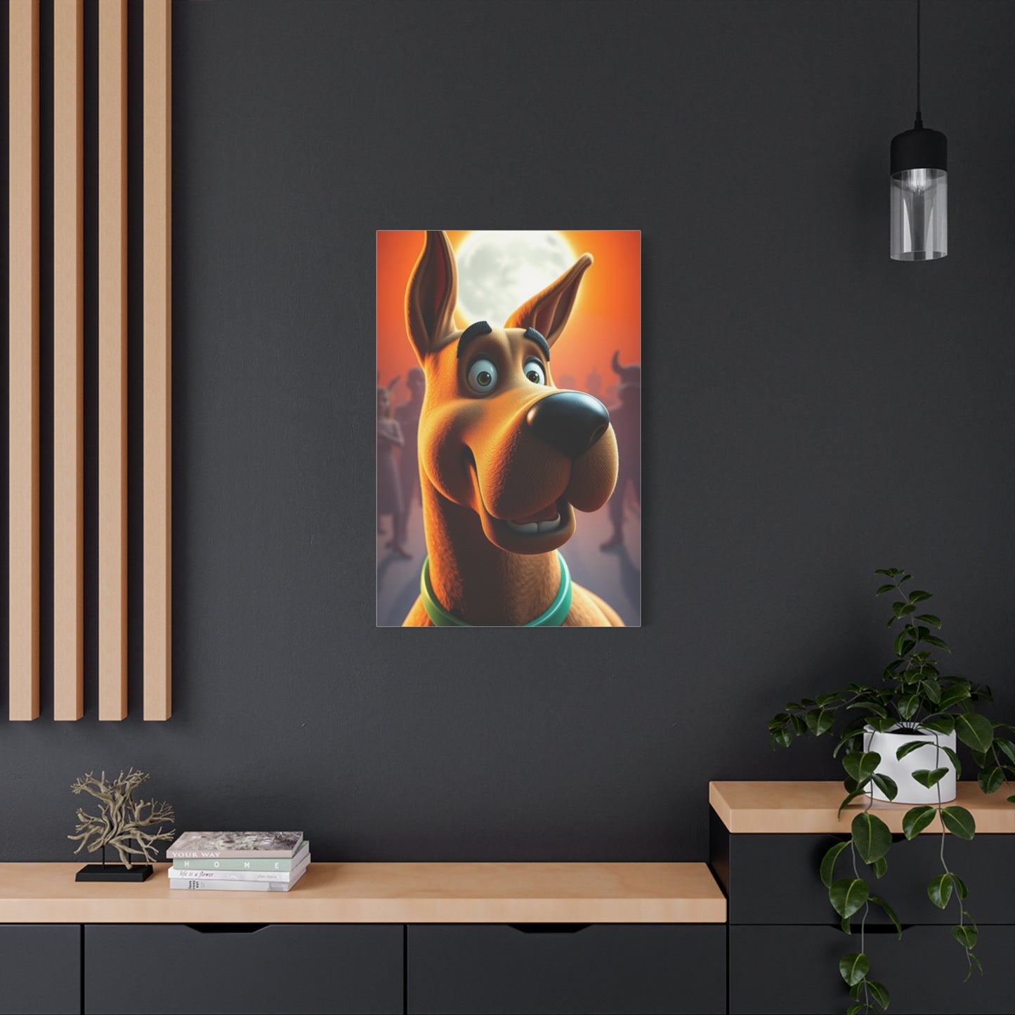 Scooby-Doo (TV Series) Characters Art Supreme Canvas Wall Art & Canvas Print