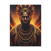 Sunfire Tribal King Portrait Wall Art & Canvas Prints