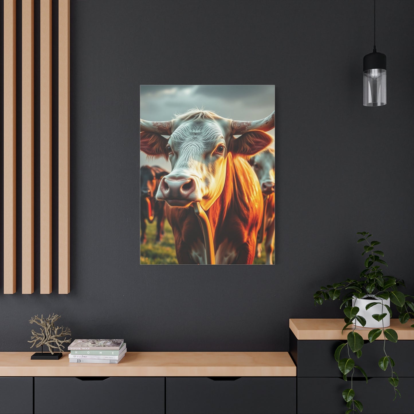 Aristocratic Bovines Masterpiece Wall Art & Canvas Print