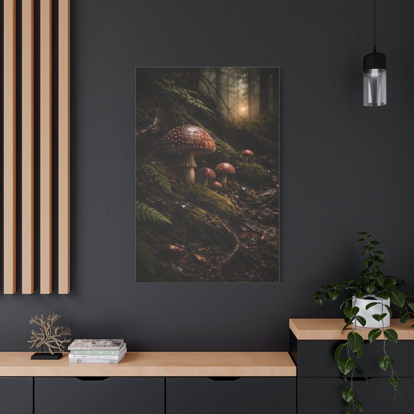 Dark Goblincore Forest Floor Wall Art & Canvas Print