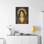 Radiant Deco Icon Woman Wall Art & Canvas Prints