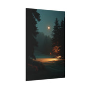 Moonlit Golf Green Cinematic Wall Art & Canvas Print