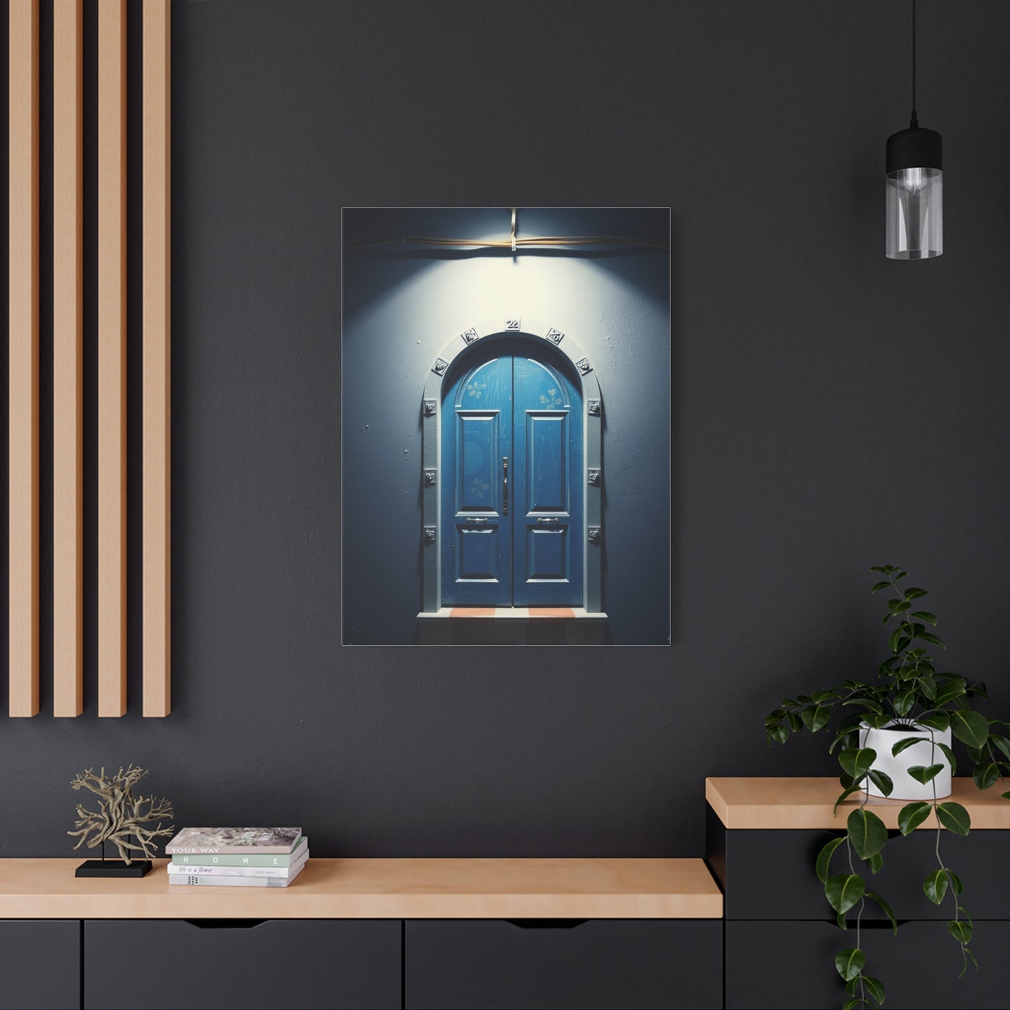 Blue and White Art Supreme Gallery Wall Art & Canvas Print