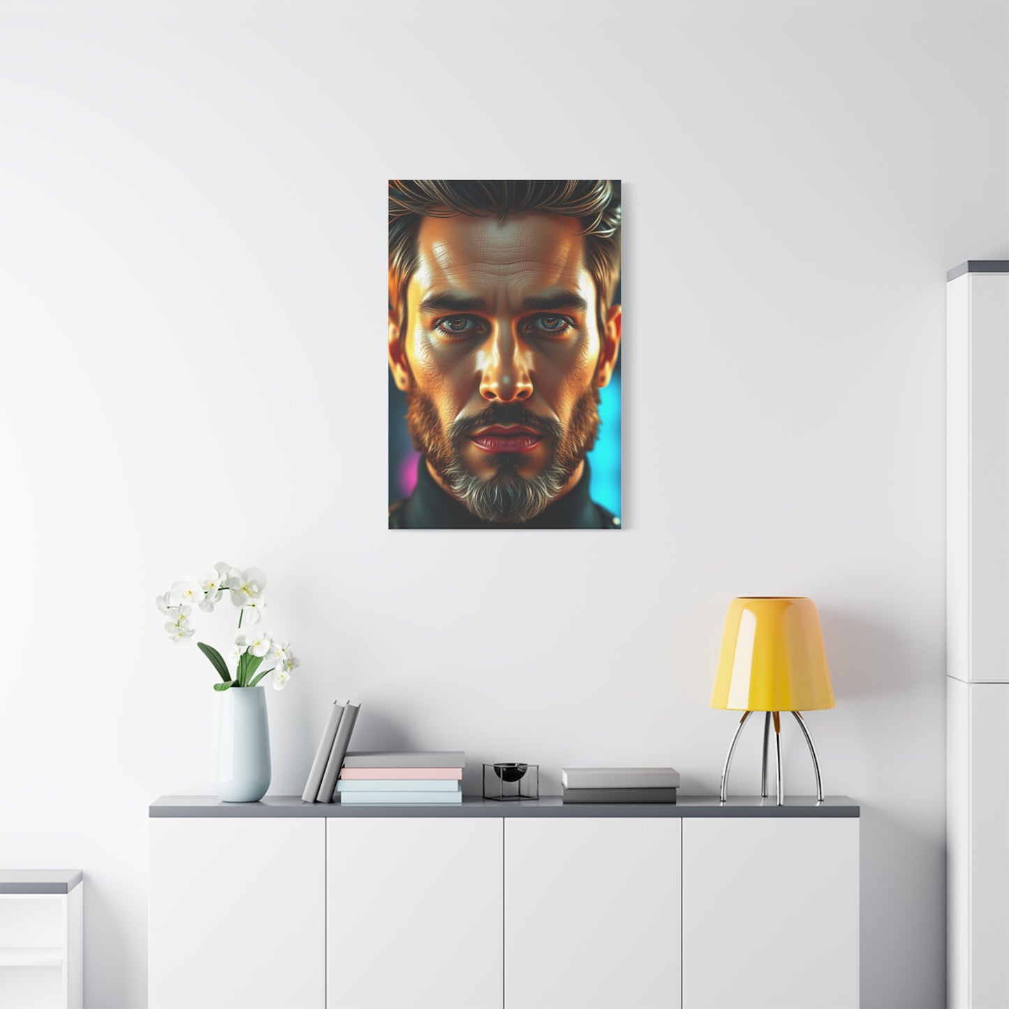 Polychromatic Pixel Prowess Wall Art & Canvas Print