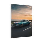 1969 Ford Mustang Fastback Restomod Coastal Run Wall Art & Canvas Prints
