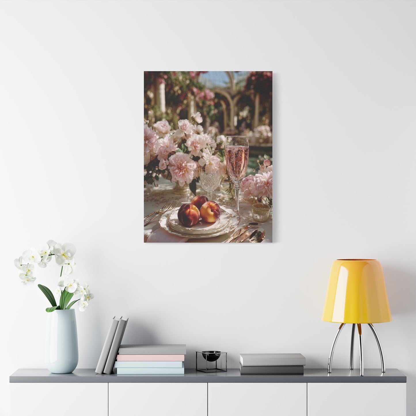 Romantic Spring Brunch Table Wall Art & Canvas Print