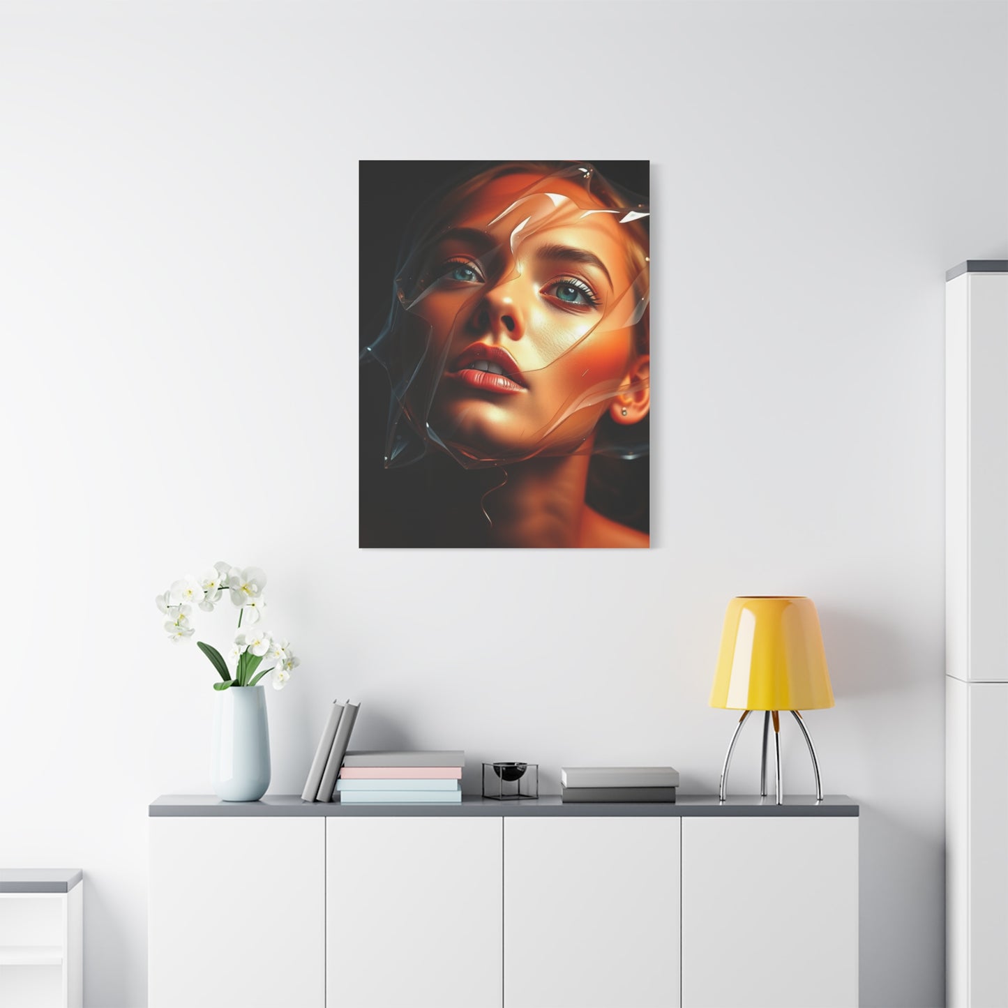 Elite Pop of Orange Art Vision Wall Art & Canvas Print