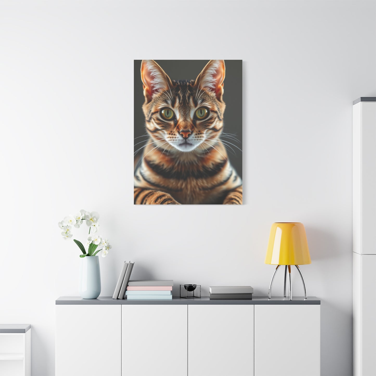 Tabby Cat Art Supreme Canvas Wall Art & Canvas Print