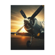 Propeller Power at Golden Hour Wall Art & Canvas Prints