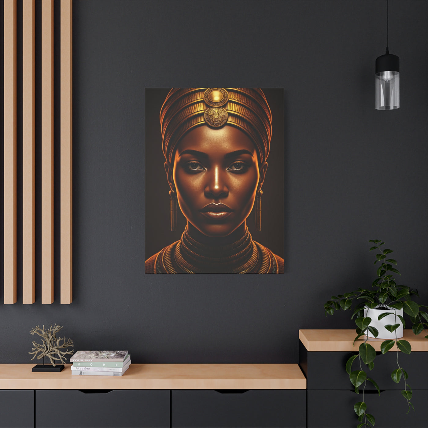 Golden Queen of Serenity Wall Art & Canvas Prints