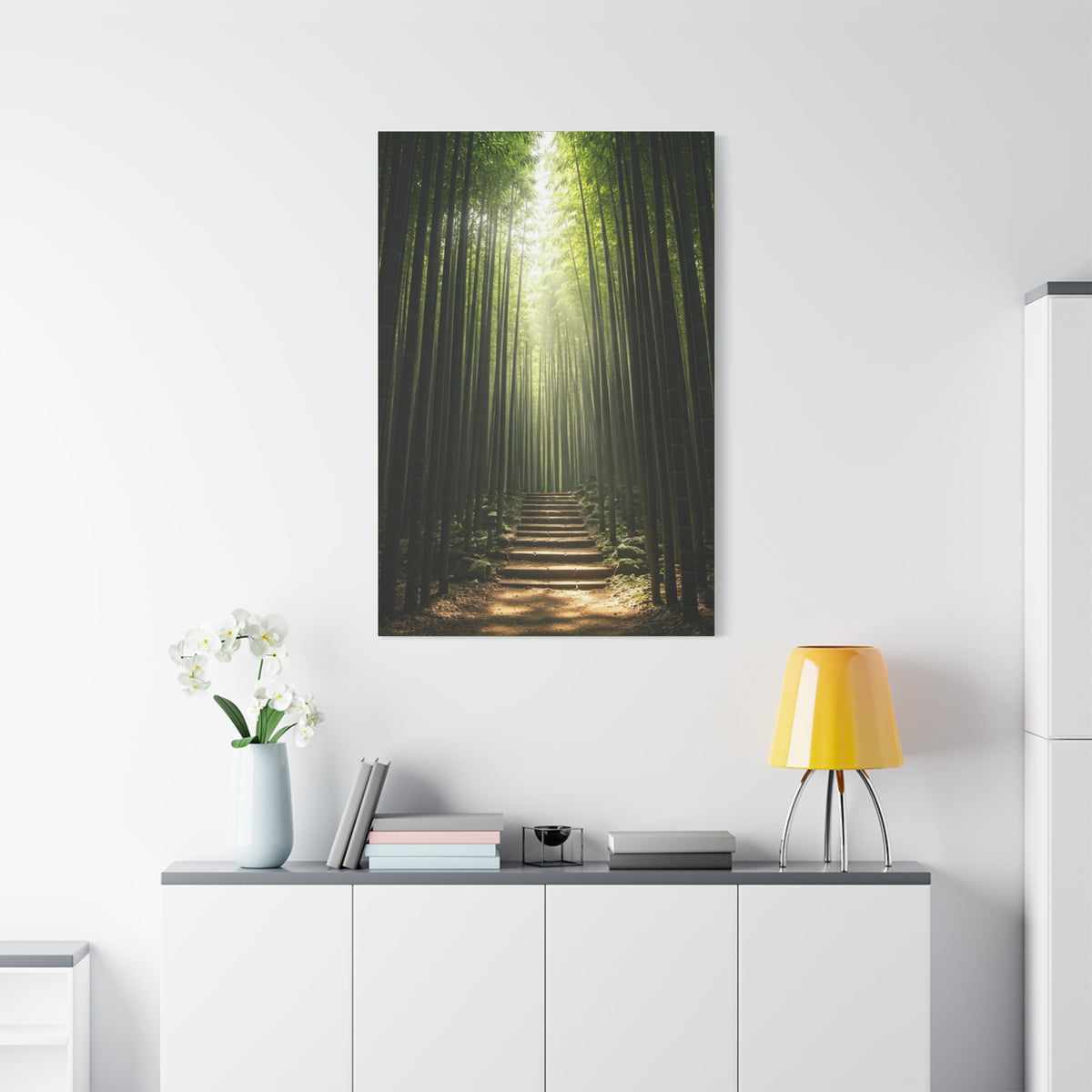 Bamboo Path of Tranquility Wall Art & Canvas Prints
