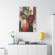 Sculptural Botanical Form Abstraction Wall Art & Canvas Print