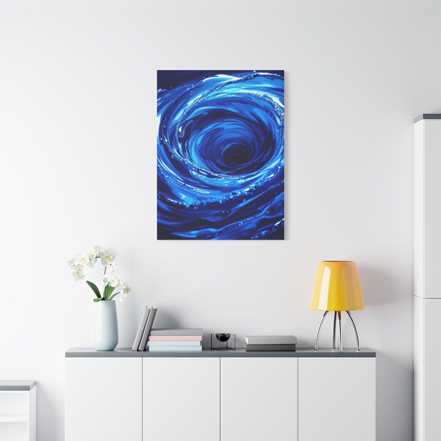 Blue Ocean Whirlpool Vortex Wall Art & Canvas Prints