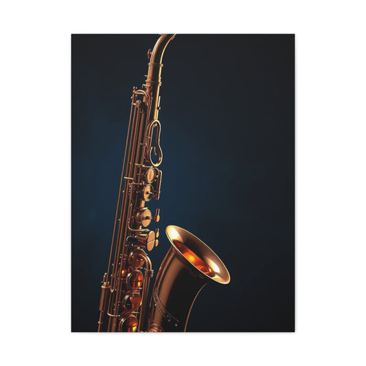 Saxophone Art Canvas Art 1 Wall Art & Canvas Print
