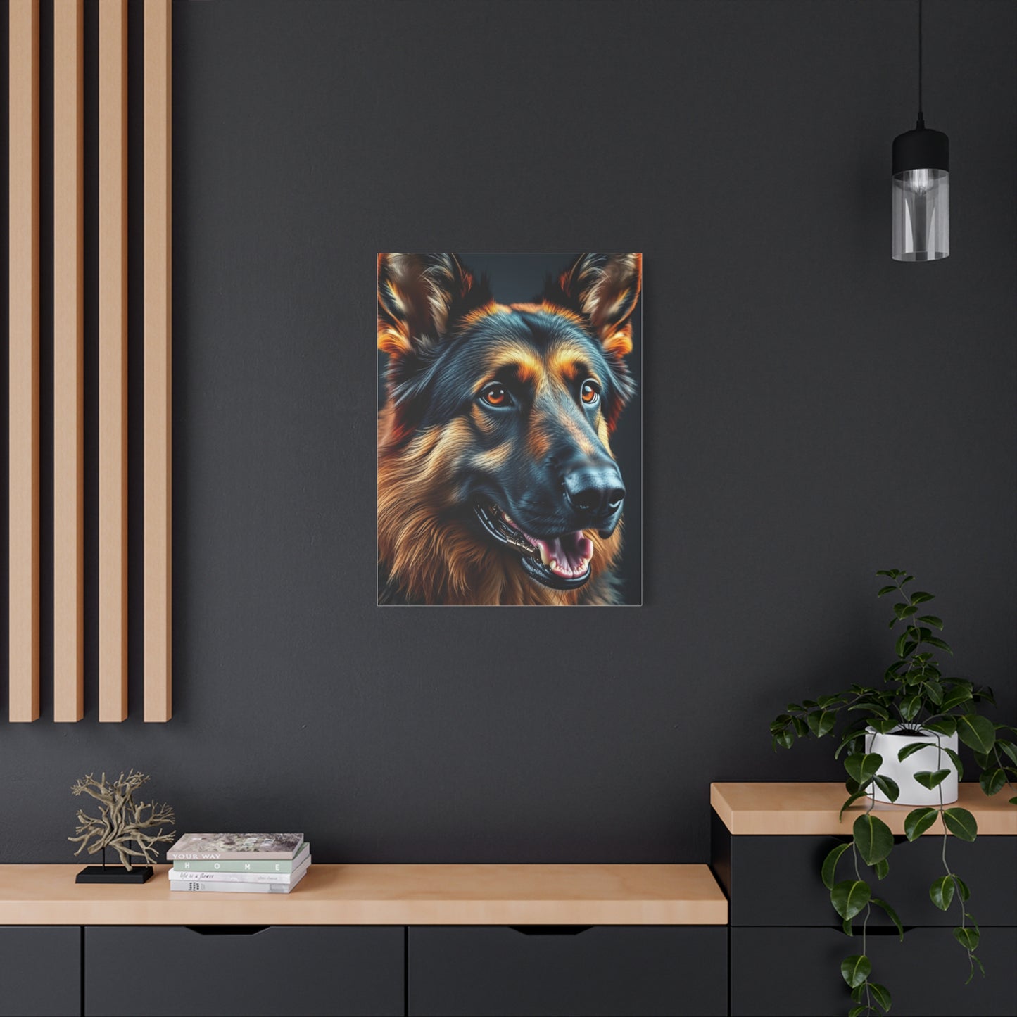 German Shepherd Art Supreme Canvas Wall Art & Canvas Print