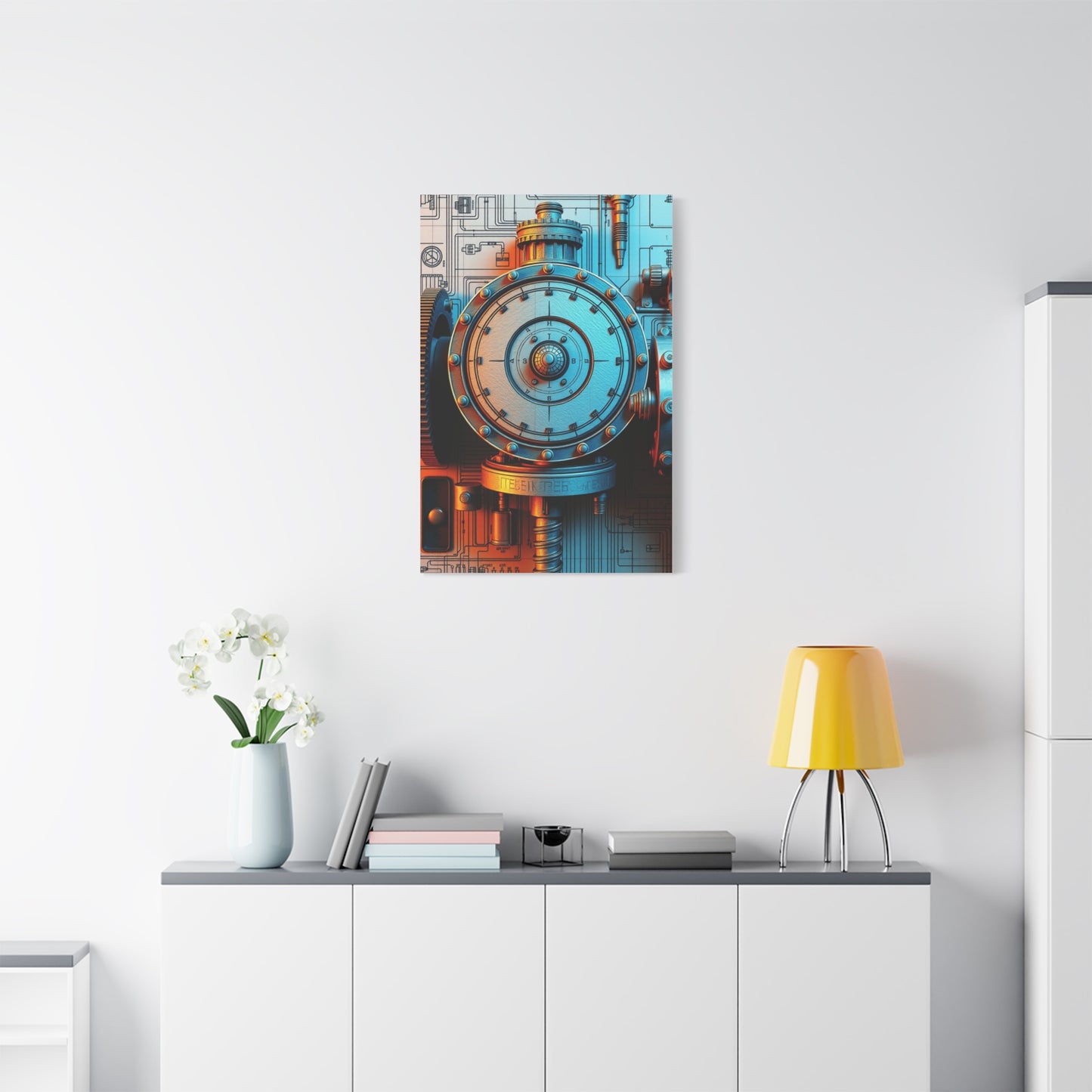 Masterpiece Engineering & Machinery Blueprints Art Vision Wall Art & Canvas Print