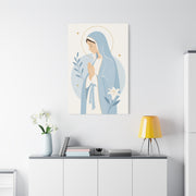 Minimalist Modern Mary Wall Art & Canvas Print