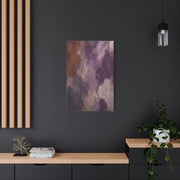 Wabi-Sabi Plum Texture Abstraction Wall Art & Canvas Print