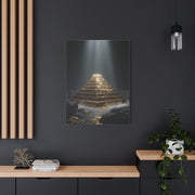 Monumental Gold Pyramid Treasury Wall Art & Canvas Print