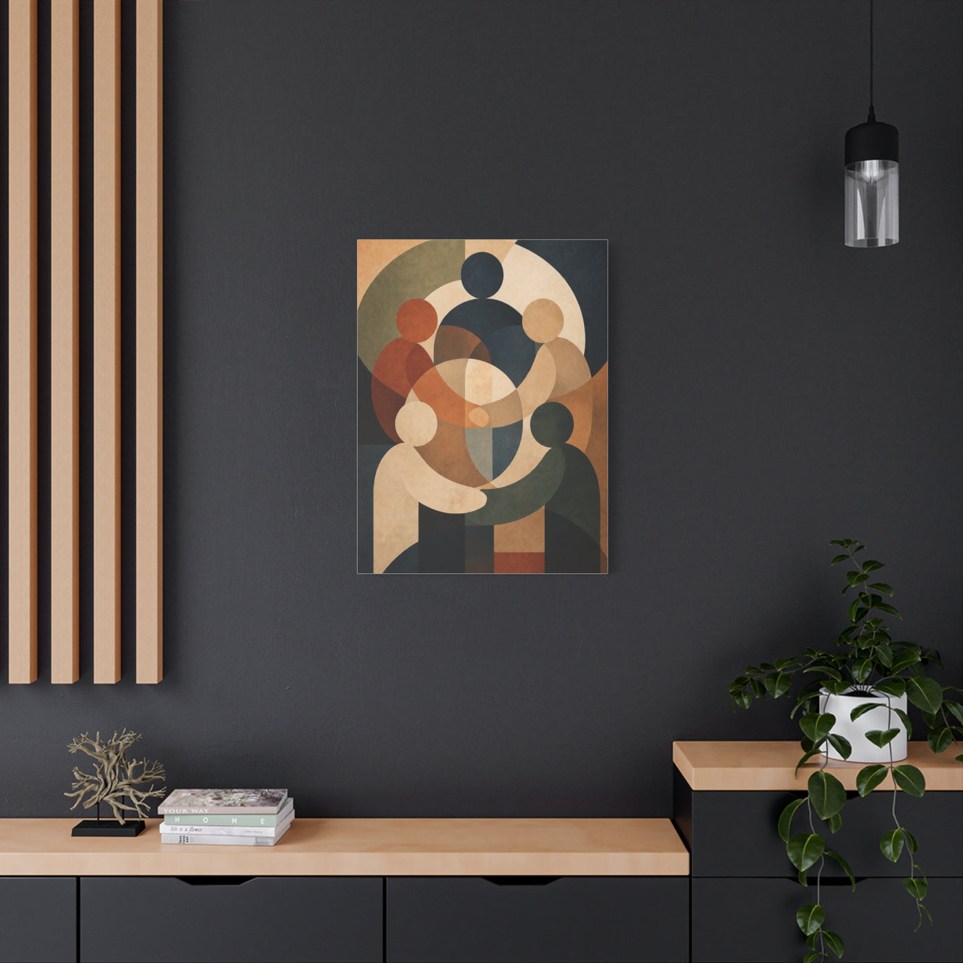 Corporate Unity Circle Composition Wall Art & Canvas Print