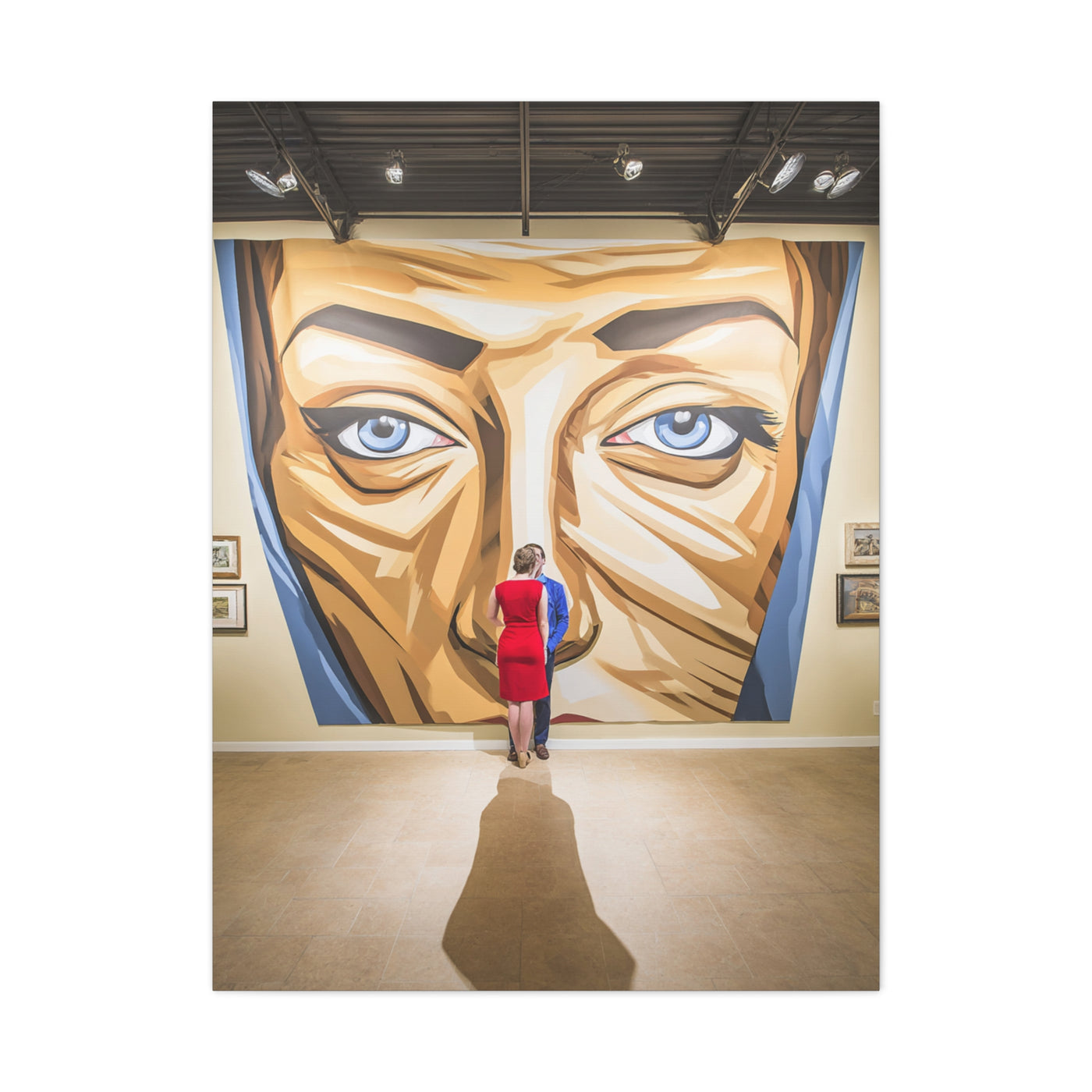 Monumental Contemporary Gallery Portrait Wall Art & Canvas Print
