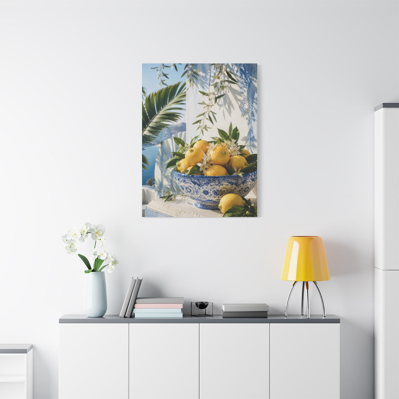 Mediterranean Citrus Still Life Tropical Wall Art & Canvas Print