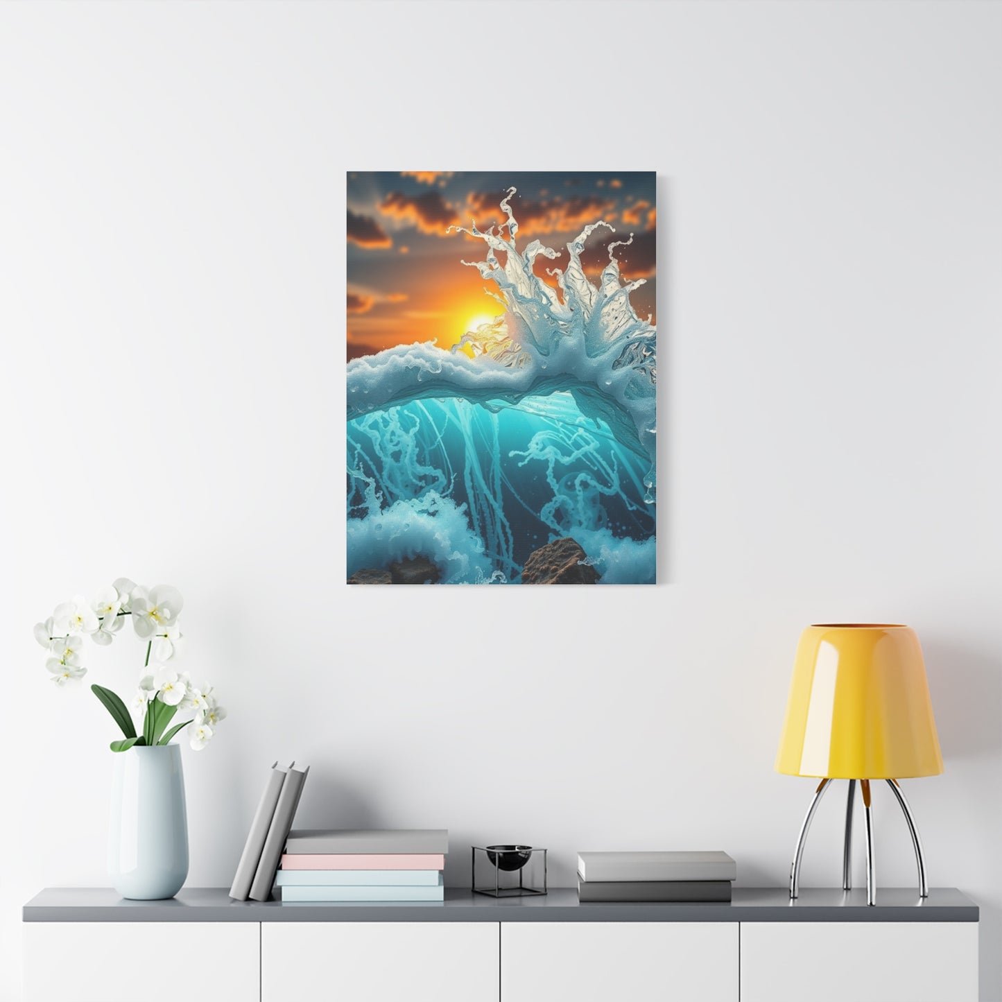 Harbor Reflections Artwork Wall Art & Canvas Print