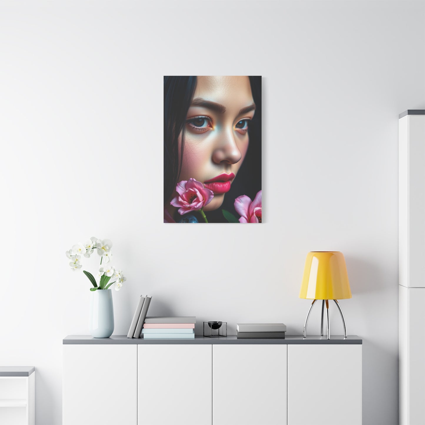 Blush and Blueberry Art Luxury Canvas Wall Art & Canvas Print