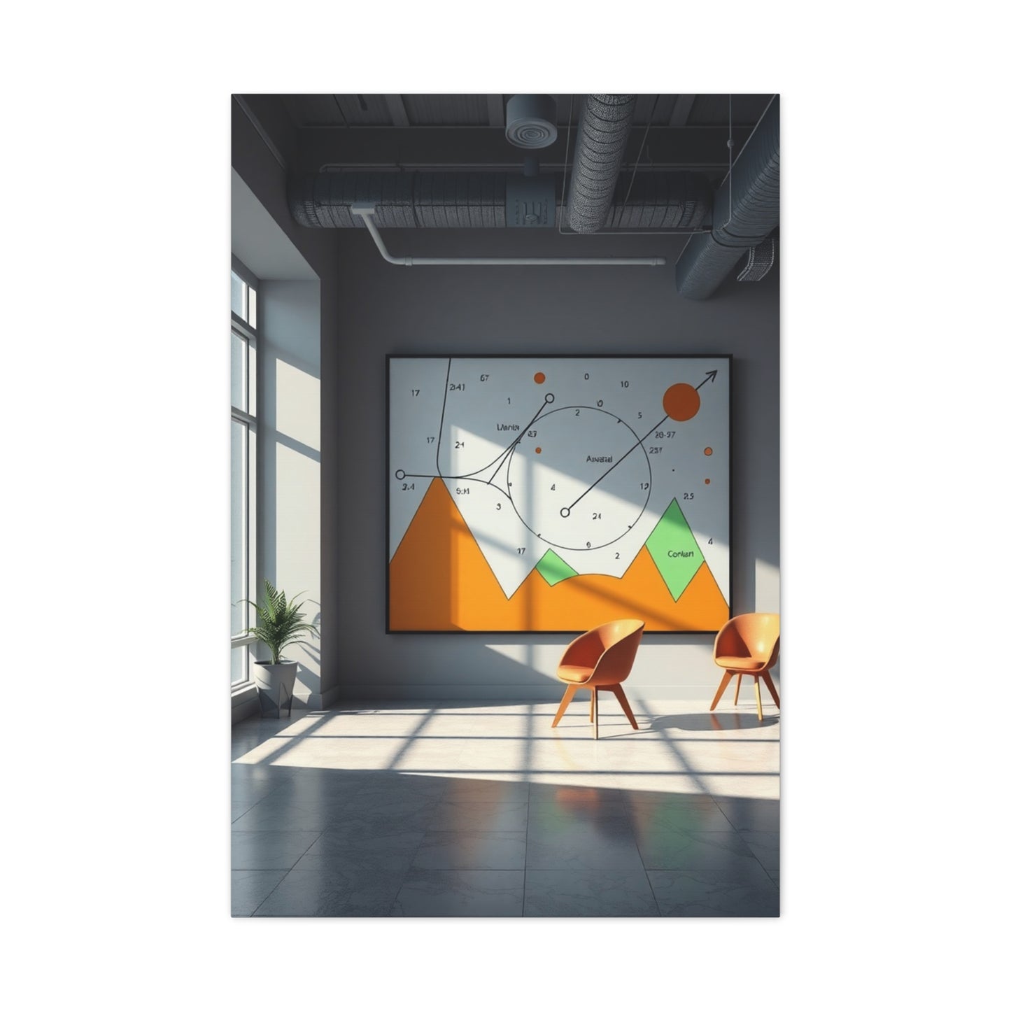 Elite Modern Math Art for Creative Spaces Vision Wall Art & Canvas Print