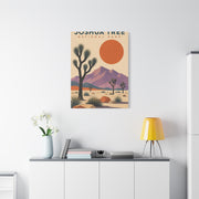Joshua Tree National Park Retro Poster Southwest Wall Art & Canvas Print