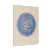 Minimal Thinker Line Art Composition Wall Art & Canvas Print