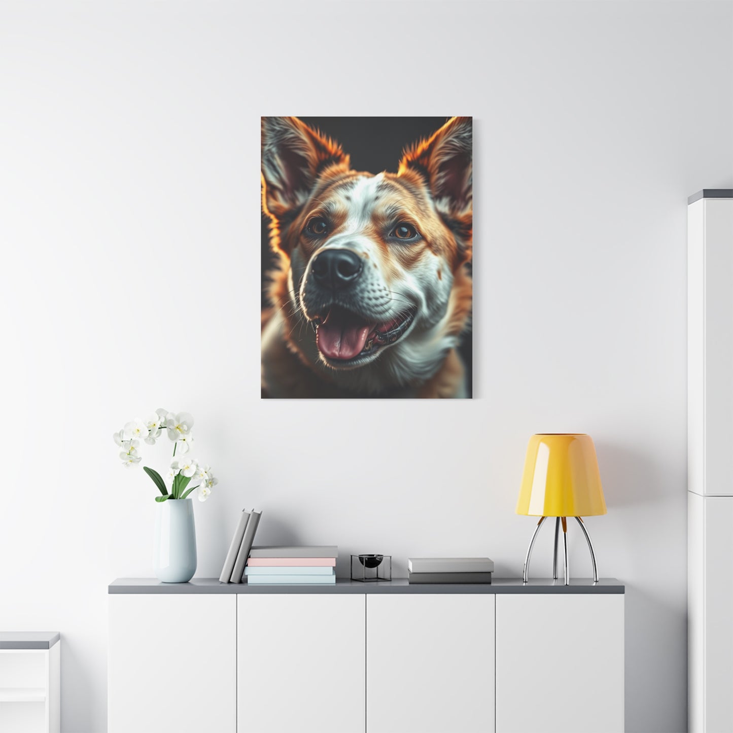 Aristocratic Dog Tableau Wall Art & Canvas Print