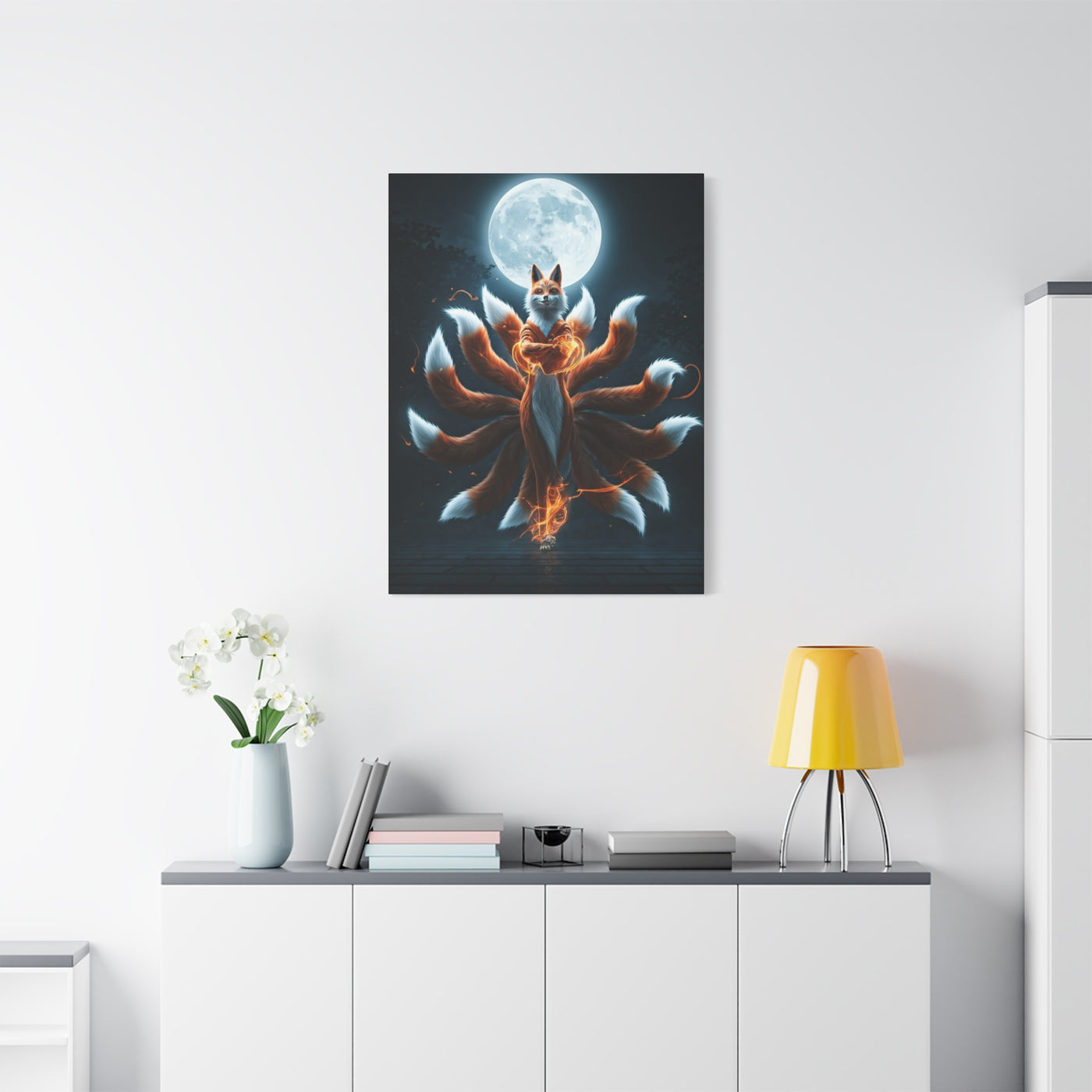 Lunar Fox Spirit Wall Art & Canvas Prints