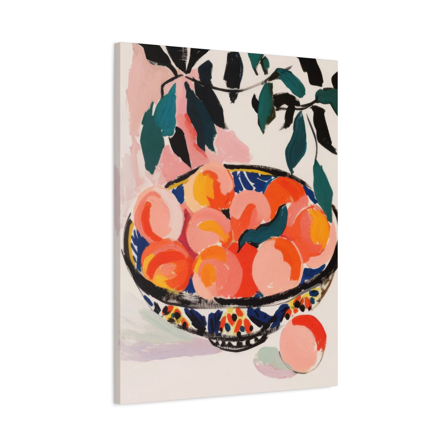 Peach Bowl Wall Art & Canvas Prints