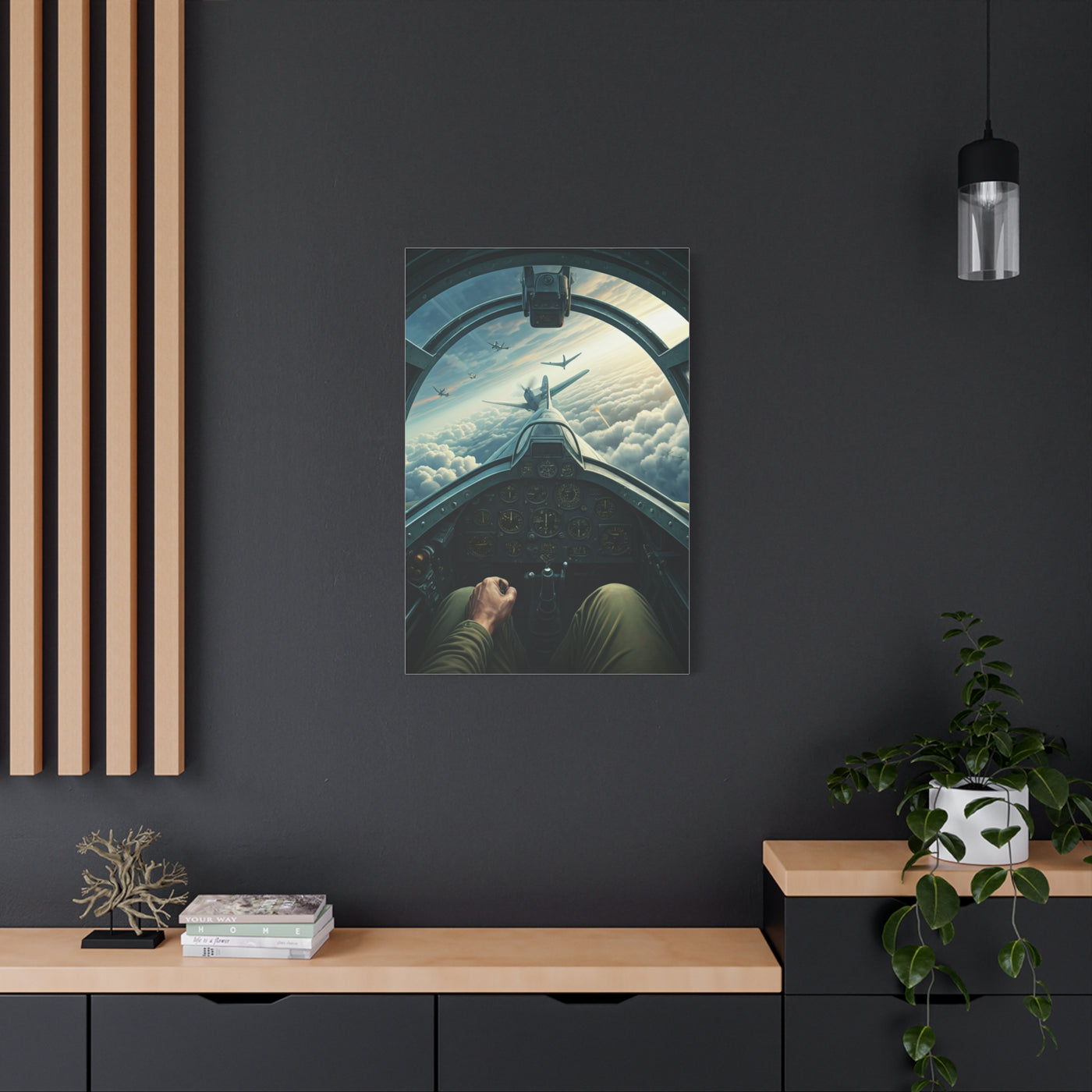 Pilot Cockpit Sky Mission View Wall Art & Canvas Prints