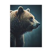 Side Profile Bear Elegance Wall Art & Canvas Prints